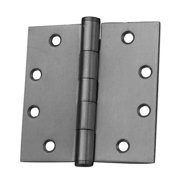Don-Jo Full Mortise Plain Bearing 4-1/2" x 4-1/2" Standard Weight Template Square Corner Hinge PB74545652 - main